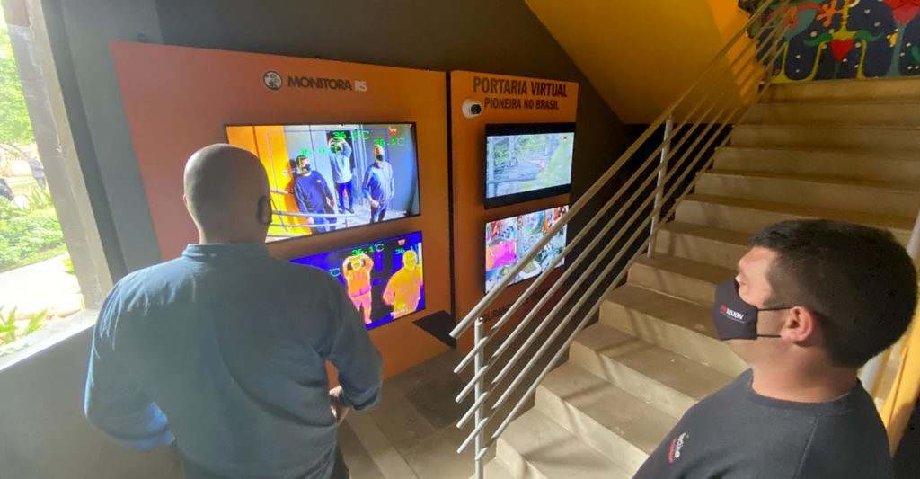 Estrutura de monitoramento de vídeo apresentada na CASACOR RS
